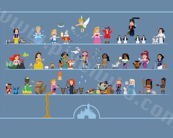 Once Upon a Pixel (Blue Variant) [8-Bit Pixel Art Style]