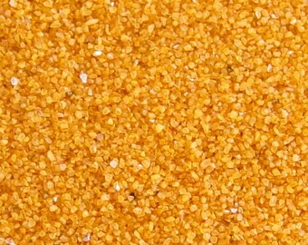 Arena de color Ocher quemada a 12 oz (1 taza vol.)  Arena de la unidad ocher quemada - Arena de la boda de ocher quemada - Arena ocre quemada - Arena artesanal ocre quemada