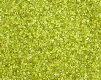 Crescent Green Colored Sand ~ 12oz (1 cup vol.)  Crescent Green Unity Sand ~ Crescent Green Wedding Sand ~ Crescent Green Sand