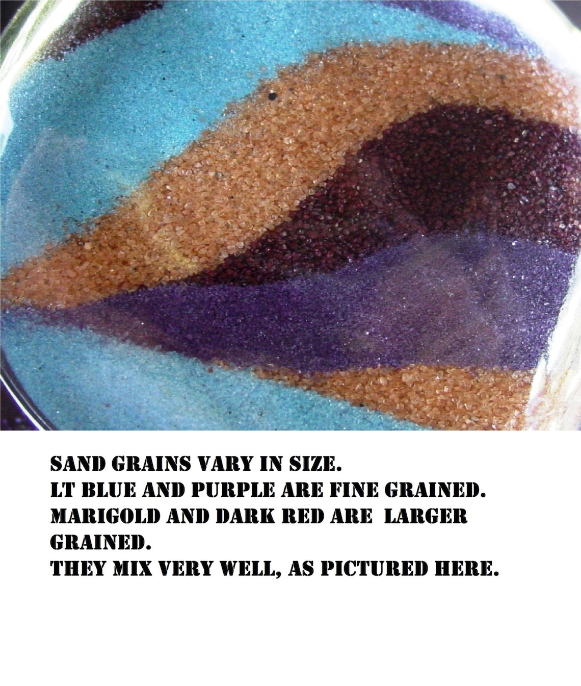 1/2lb 3/4 Cup Bags Colored Sand 125 Colors Etsy