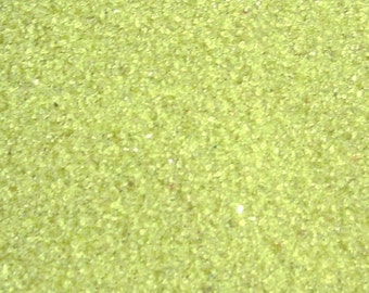 Lime Yellow Colored Sand ~ 12oz (1 cup vol.)  Lime Yellow Unity Sand ~ Lime Yellow Wedding Sand ~ Lime Yellow ~ Lime Yellow Craft Sand