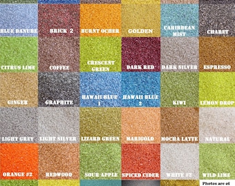 4 lb Floral Colored Sand "40 Colors" for Terrarium/Vivarium Substrate, Floral Decorations, Sand Art. Wet/Dry - 100% Natural and Eco Friendly