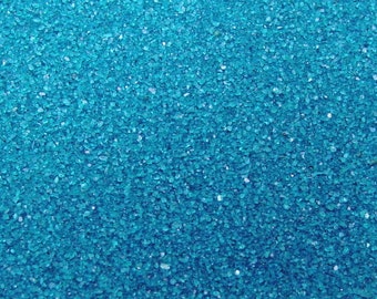 Teal Colored Sand ~ 12oz (1 cup vol.)  Teal Unity Sand ~ Teal Wedding Sand ~ Teal Sand ~ Teal Craft Sand ~ 150 Colors Available