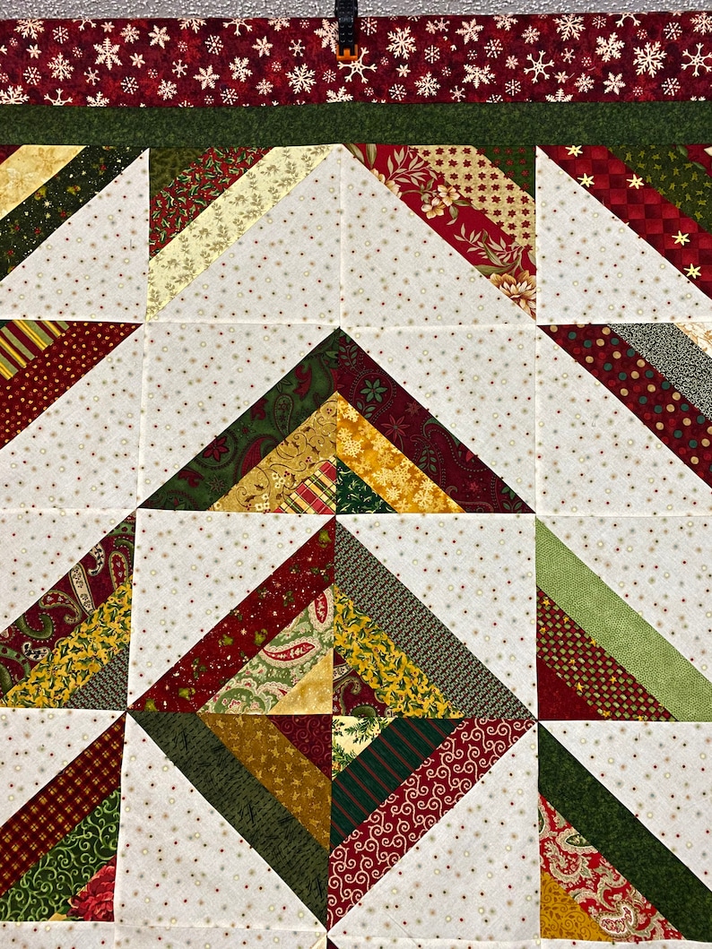 King Size Christmas Quilt Winter Blanket Ready to Quilt or Finished Etsy