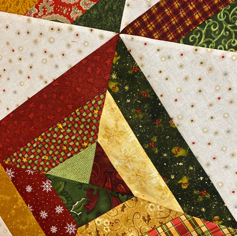 King size christmas quilt winter blanket ready to quilt or finished etsy