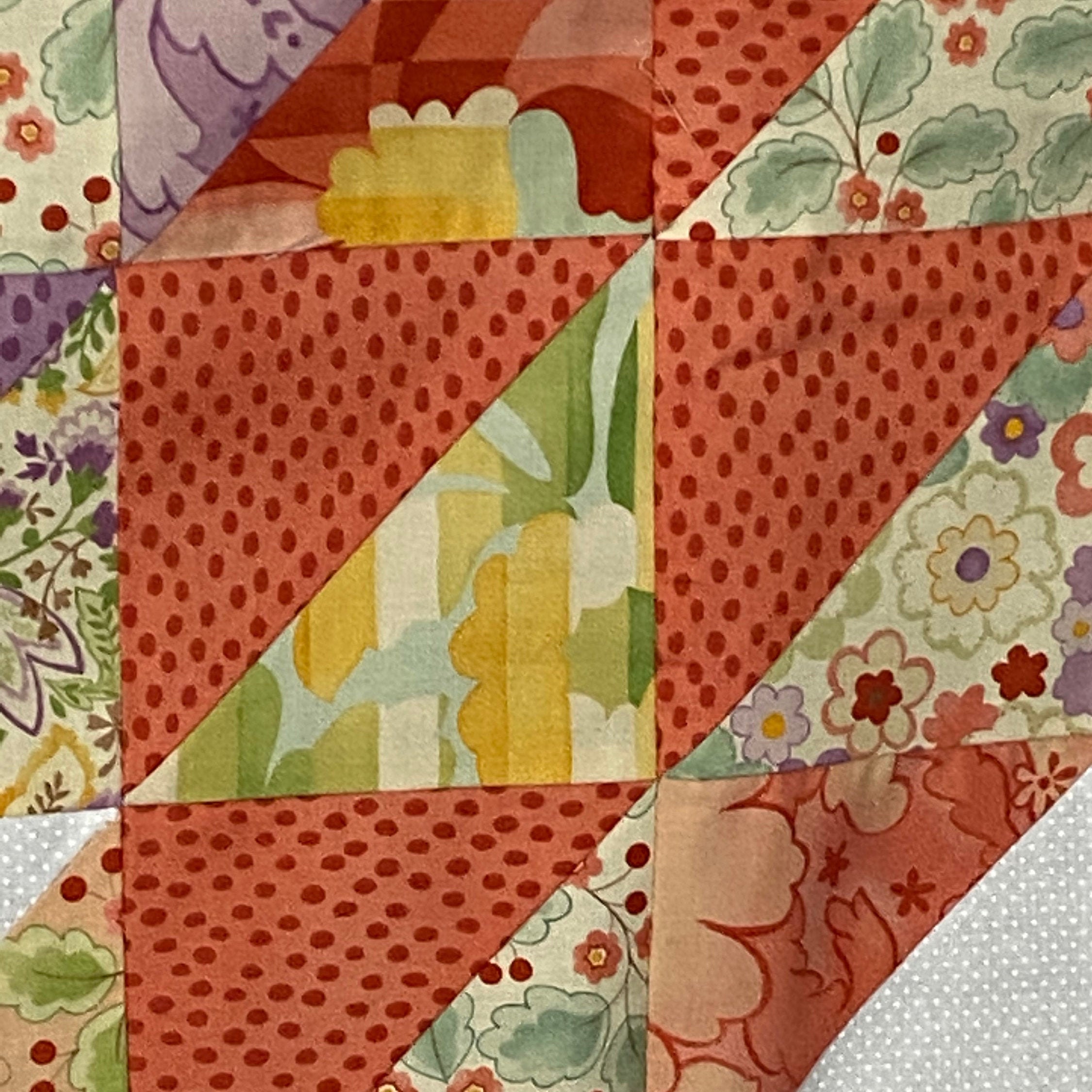 Crib Size Baby Quilt Handmade Blanket Unfinished Quilt Etsy