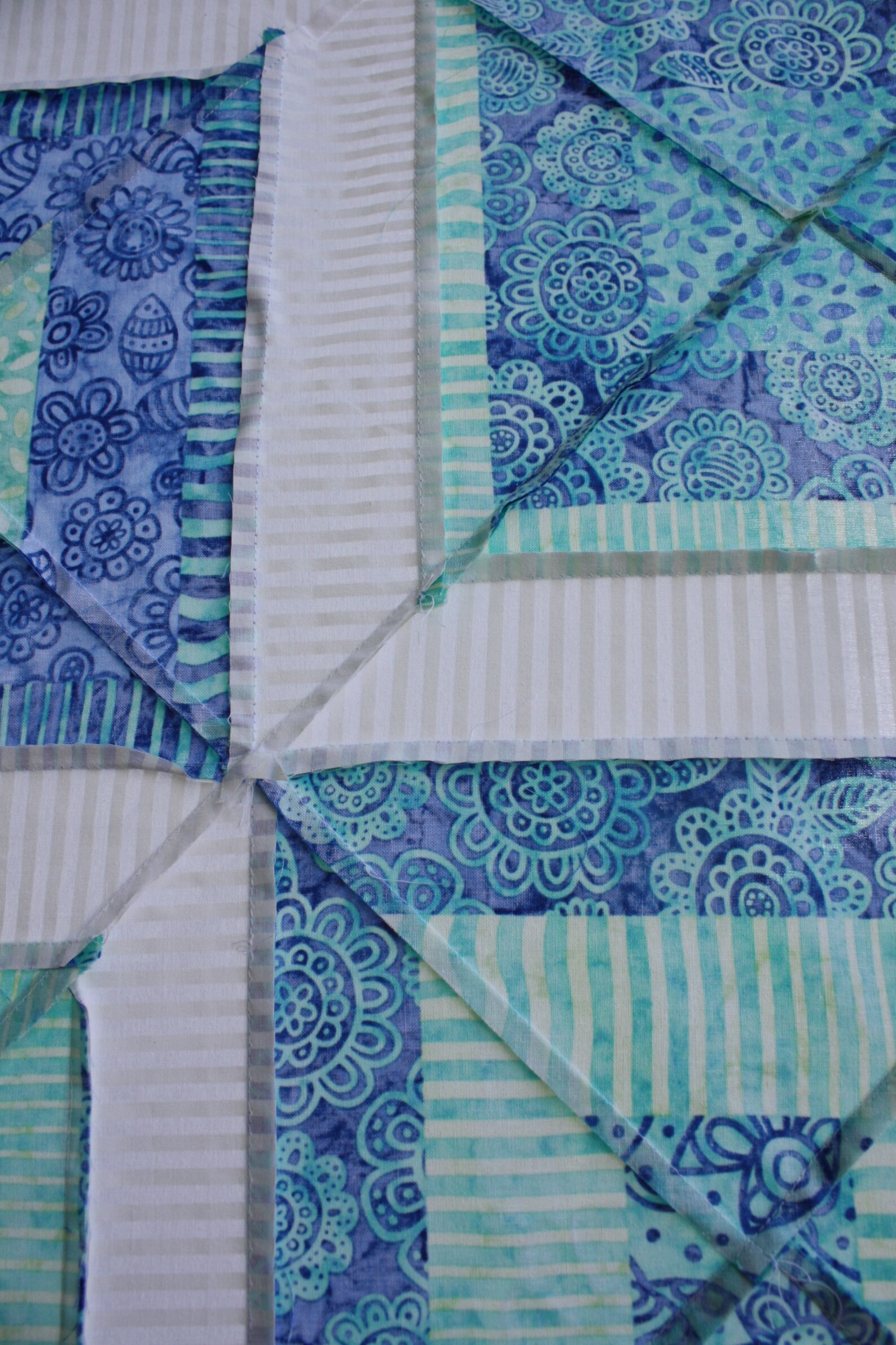 Unfinished Quilt Top Ready to Quilt Twin Bed Twister Pattern Etsy