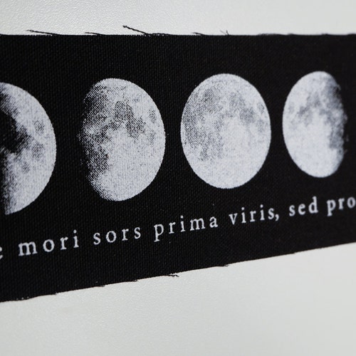 Maan fases Patch met Latijns-