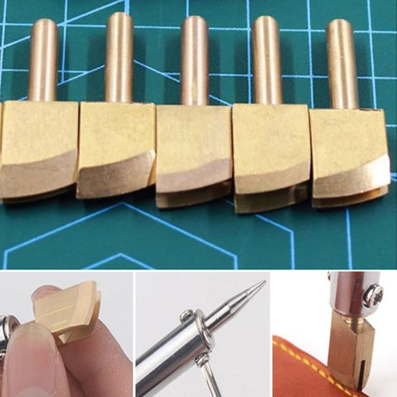 Leather Pure Brass Solder Soldering Iron Tip To Burn Decorate The Leather Edge 