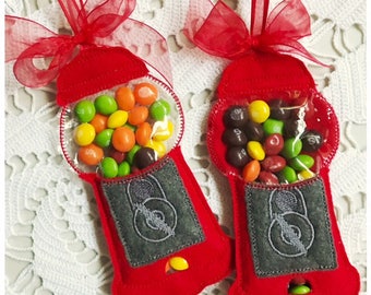 heart treat holder heart candy holder machine embroidery candy cane holder embroidery design