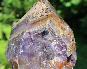 AAA Auralite23 Red Cap Crystal 490g Direct from mine Meteorite Amethyst