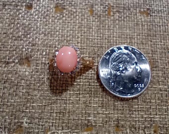 Angel Skin Coral Ring - Coral Supply Hawaii - New Old Stock!