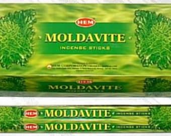 CASE of Moldavite Incense -Original Scent - First Gen- Discontinued Metaphysical Crystal Healing 120 sticks case!