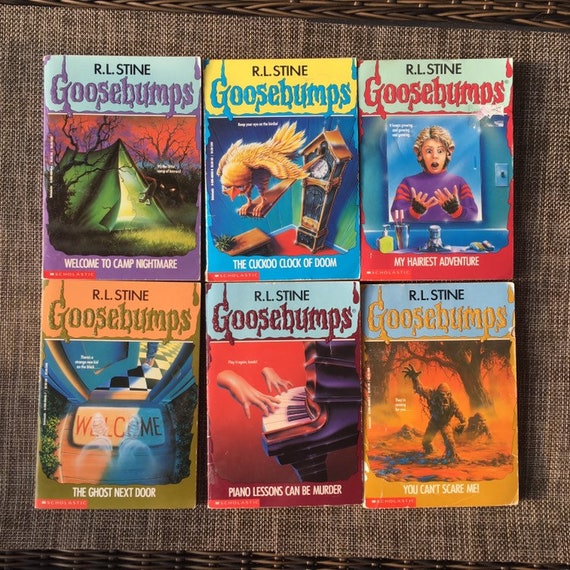 Goosebumps Book Lot R L Stine Collection Children S 1990s Scary Chapter Camp Nightmare Ghost Next Door