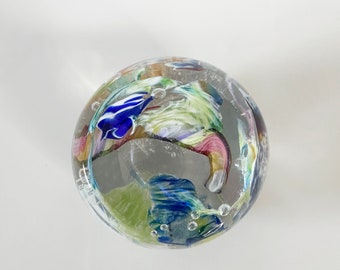 Presse-papiers en verre soufflé recyclé