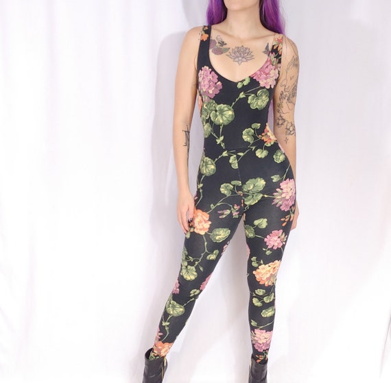 floral catsuit