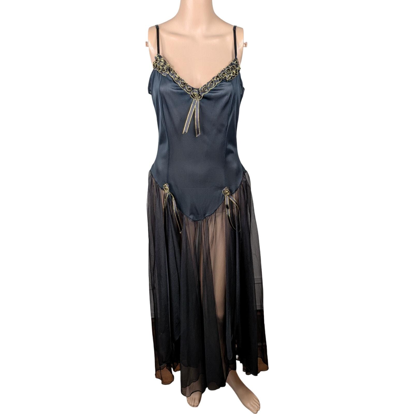 Combinaison Vintage Dentelle Femme – Fond De Robe, Crème, Taille 48/50, Bon état