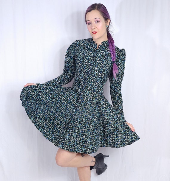 Vtg 60s Betsey Johnson for Paraphernalia Floral Di