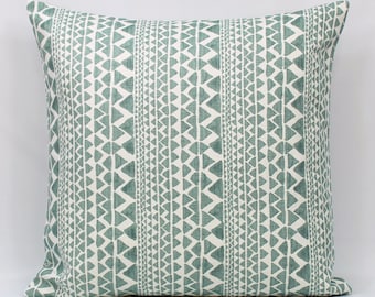 seafoam lumbar pillow