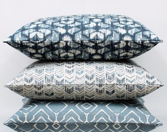 Copertura per cuscino blu navy, copertura per cuscino geometrico blu, copertura per cuscino blu navy, cuscino per divano blu scuro, cuscini neutri, coordinamento, cerniera
