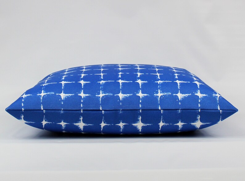 Royal Blue Outdoor Pillow Cover Blue Outdoor Cushion Cobalt Etsy