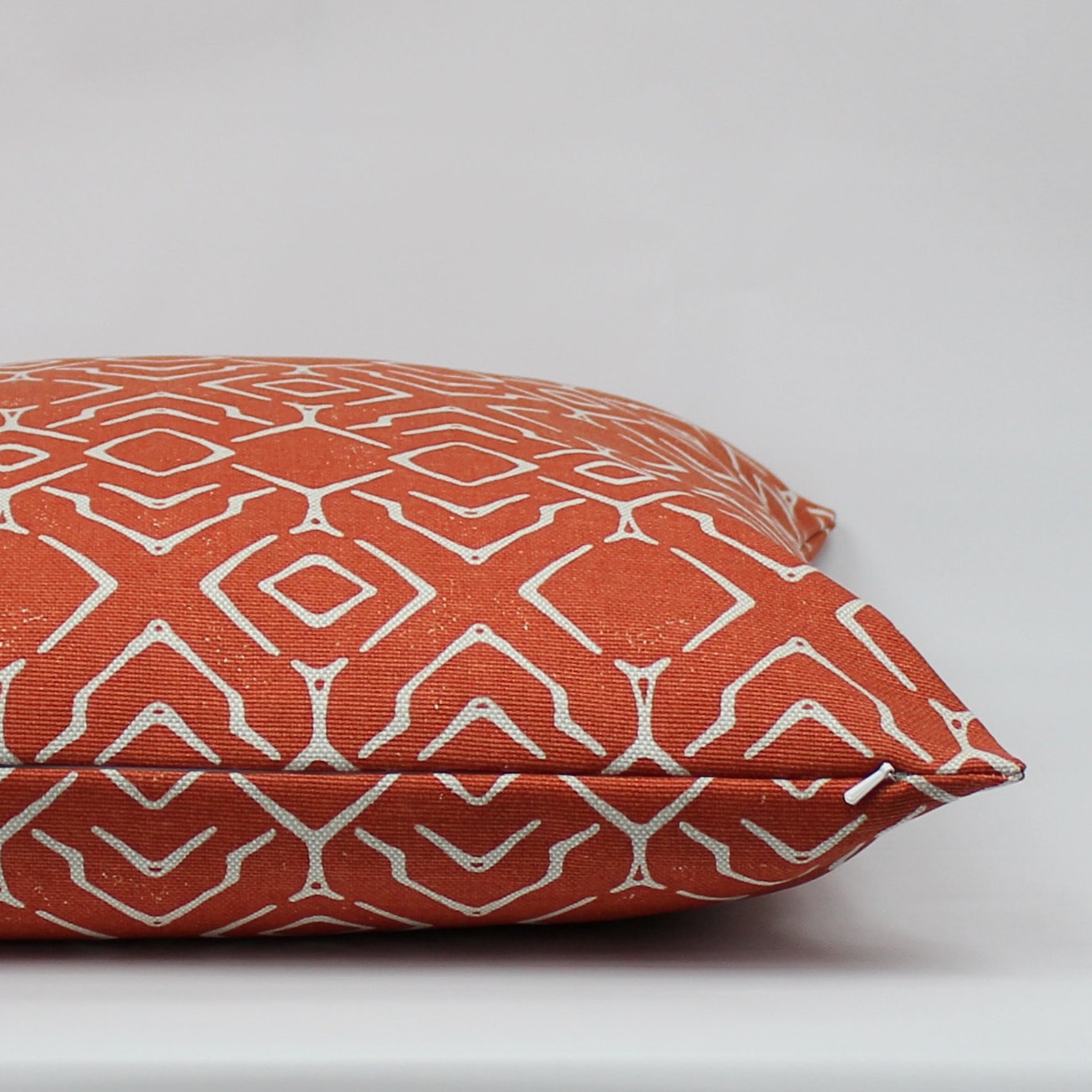 Orange Throw Pillow Cover Burnt Orange Throw Pillow Orange Etsy