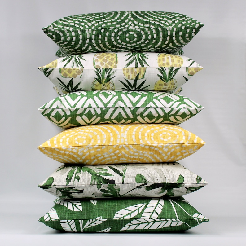 Green Pillow Cover Green Decorative Pillow Green Throw Etsy