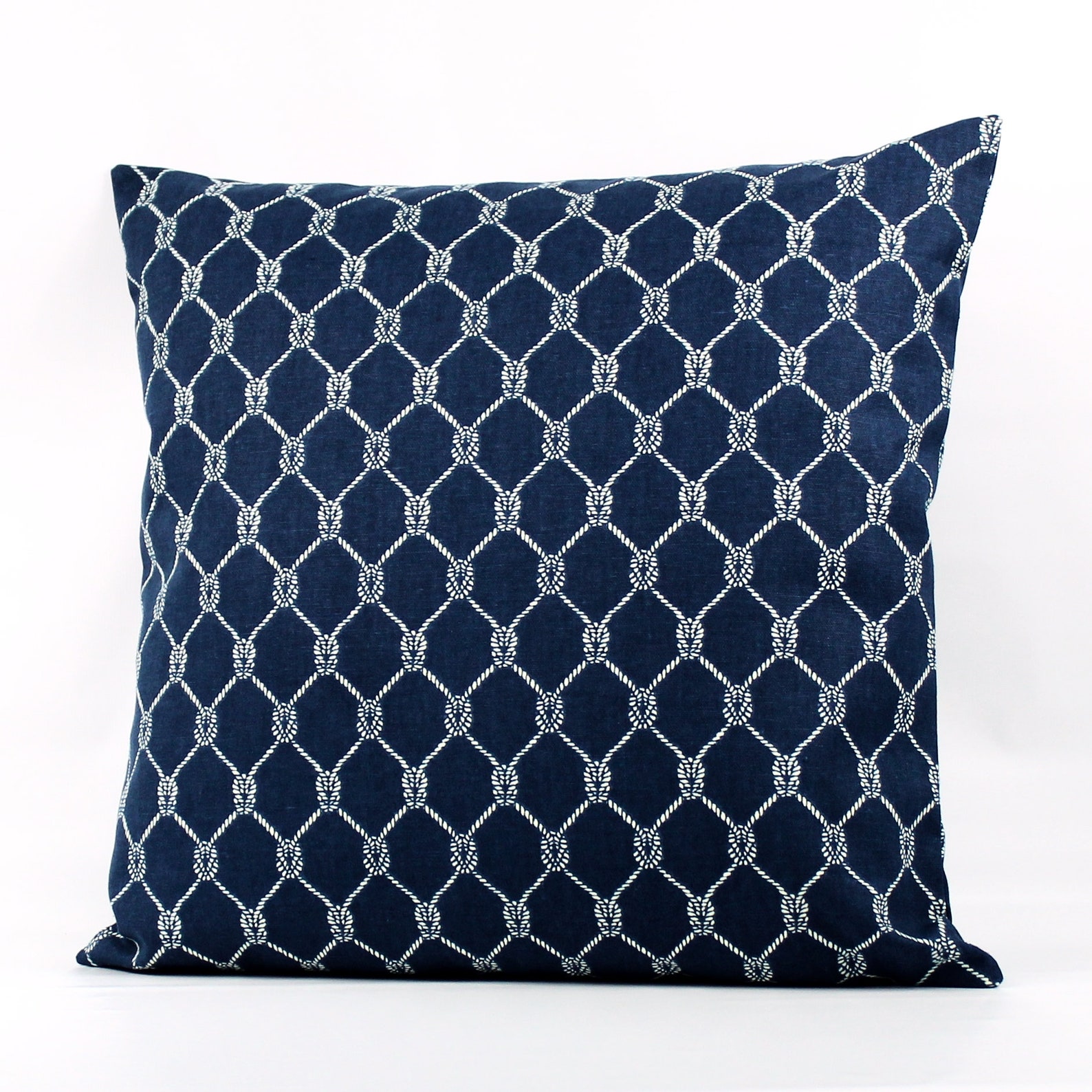 Navy Pillow Cover Navy Blue Pillow Navy Throw Pillow Etsy