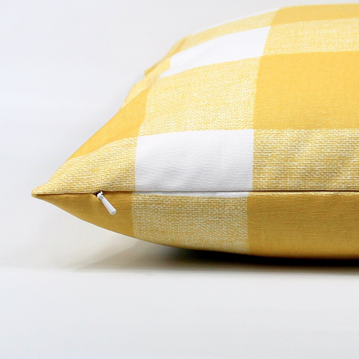 Yellow Buffalo Plaid Pillow Cover Yellow Buffalo Check Yellow
