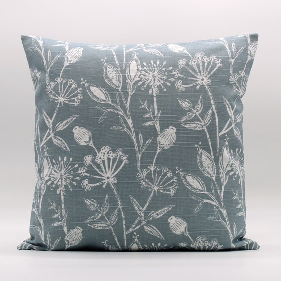 Steel blue throw hot sale pillows