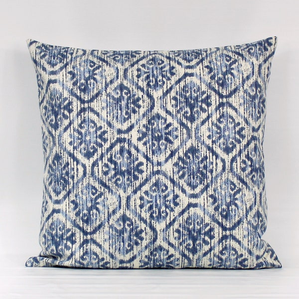 Blue Throw Pillow Etsy