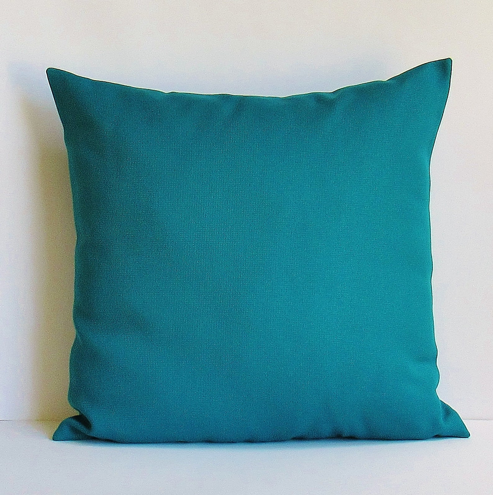 Teal Outdoor Pillow Cover Turquoise Outdoor Accent Pillow Etsy