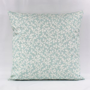 Aqua Throw Pillow Cover, Coastal Decor, Tropical, Beach House Pillow Cover, Nautical Pillow Cover, Seafoam Pillow, Aqua Pillow Cover, Zipper