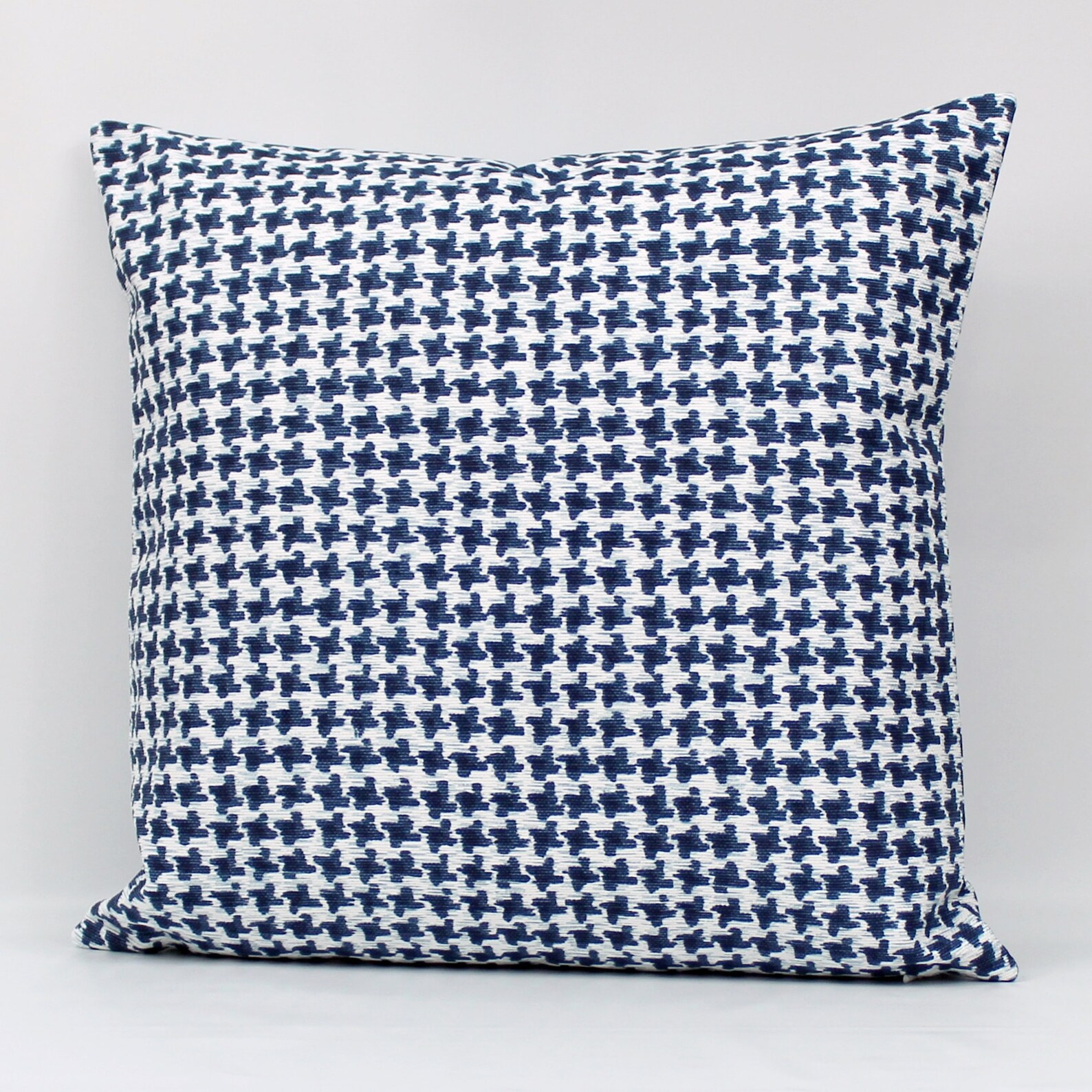Navy White Throw Pillow Cover Navy Blue Pillow Cover Navy Etsy