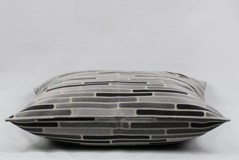 Gray Pillow Cover Gray Black Pillow Cover Gray Throw Pillow Etsy