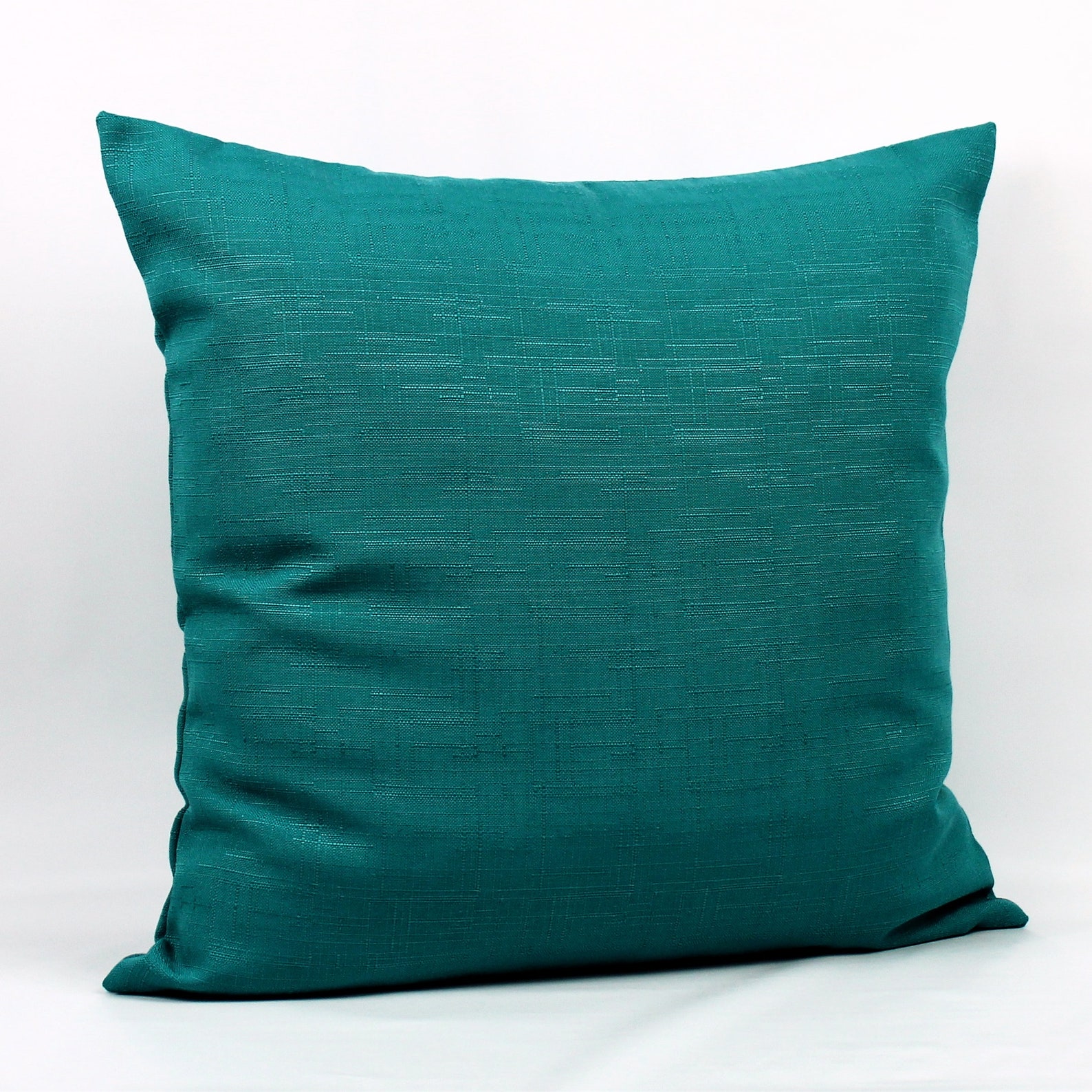 Teal Outdoor Pillow Cover Teal Green Outdoor Accent Pillow Etsy