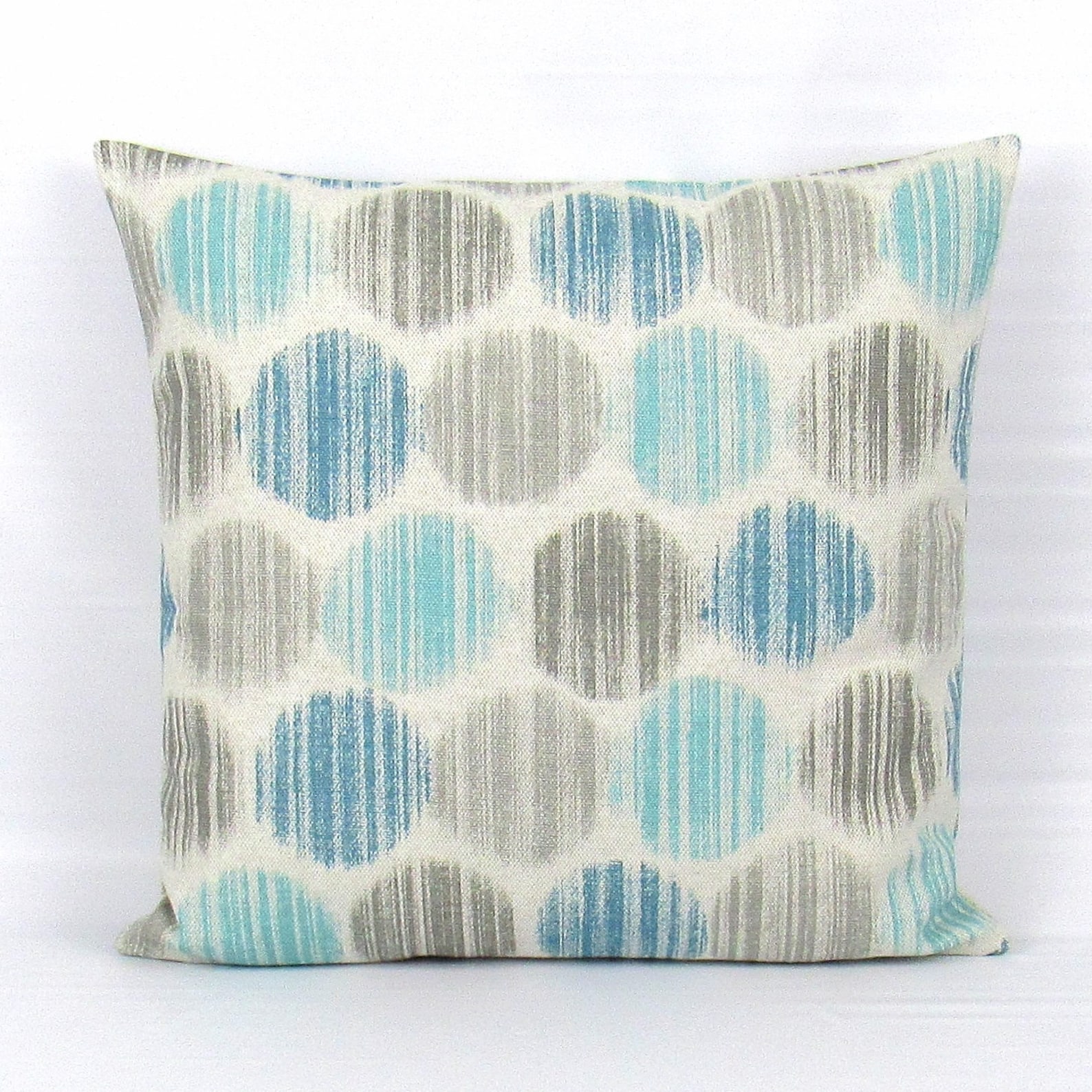Aqua Pillow Cover Aqua Throw Pillow Aqua Pillow Teal Etsy
