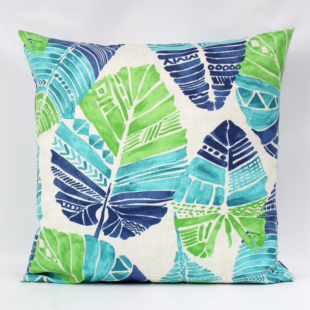Tropical Outdoor Pillow Cover, Palm Tree Outdoor Pillow Cover, Outdoor