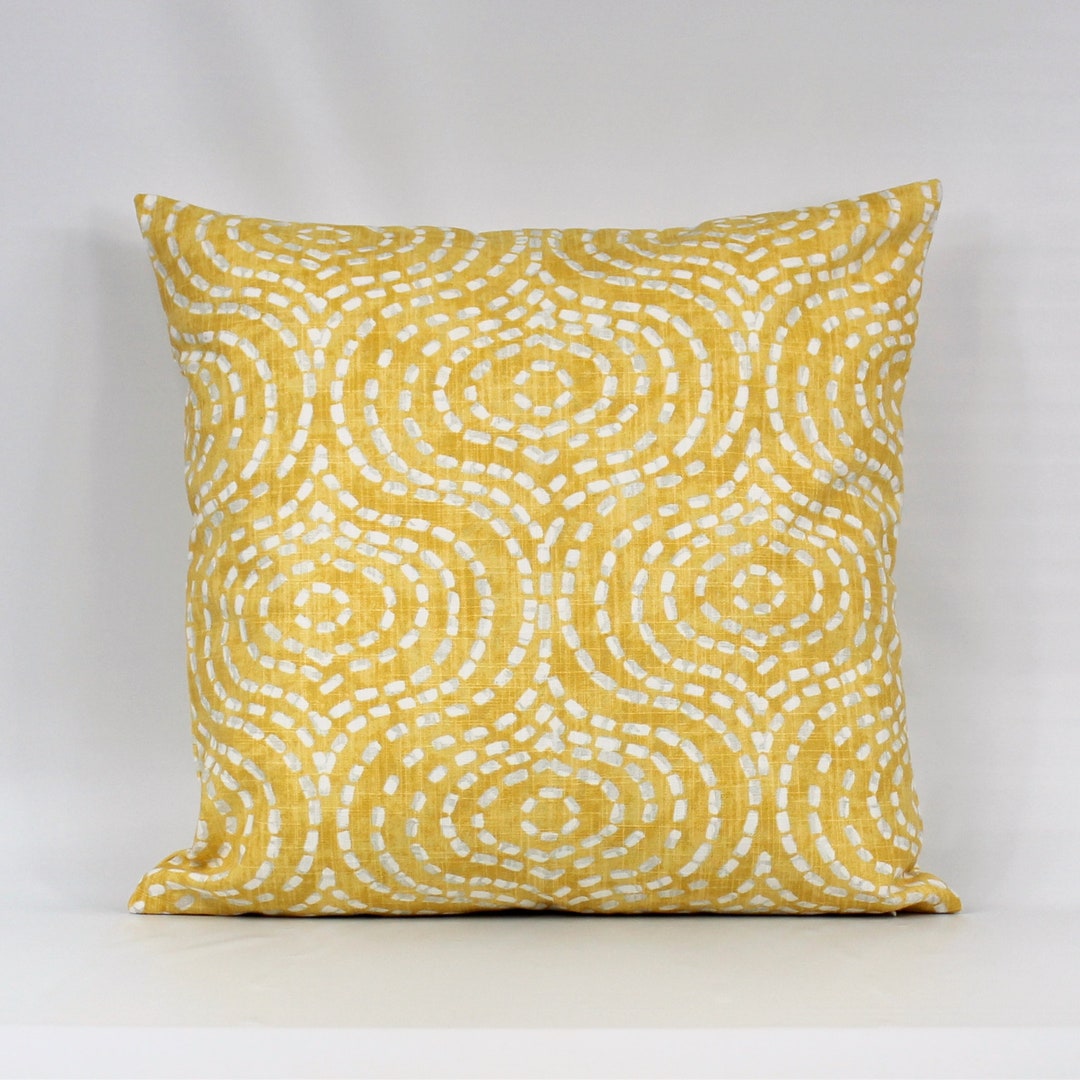 Yellow Pillow Cover, Yellow Decorative Pillow, Yellow Throw Pillow Cover, Yellow Cushion Cover ...