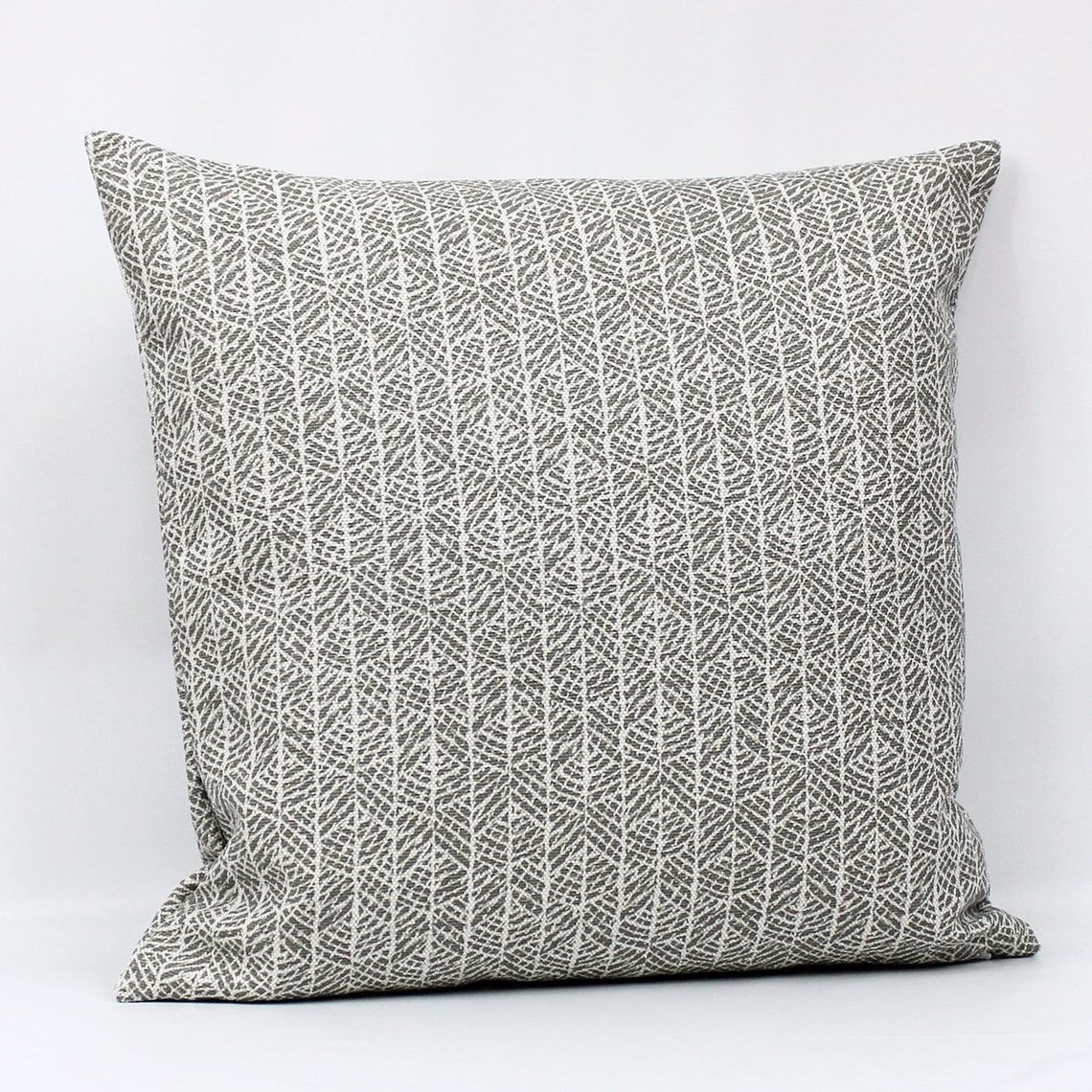 Gray Stripe Pillow Cover Gray Throw Pillow Neutral Pillow Etsy