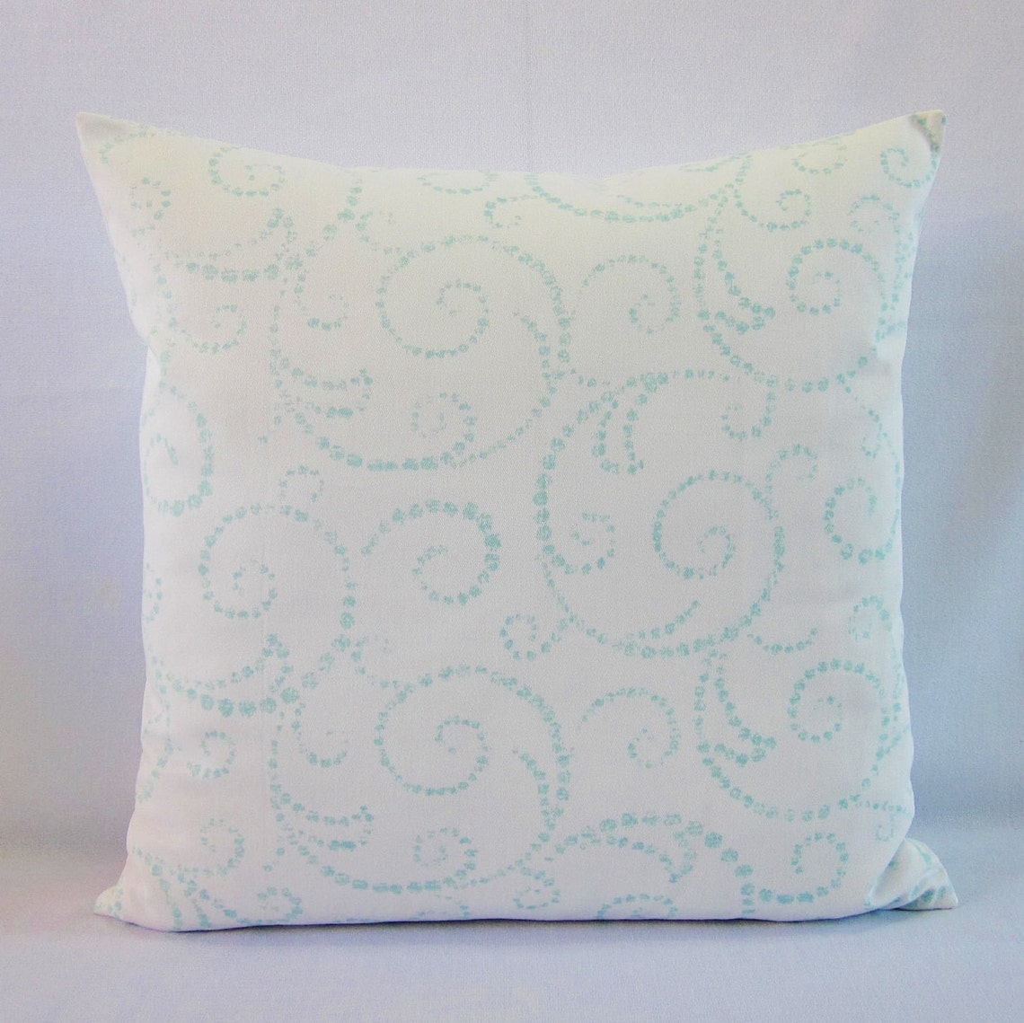 Aqua Throw Pillow Cover Aqua Pillow Decorative Throw Pillow Etsy
