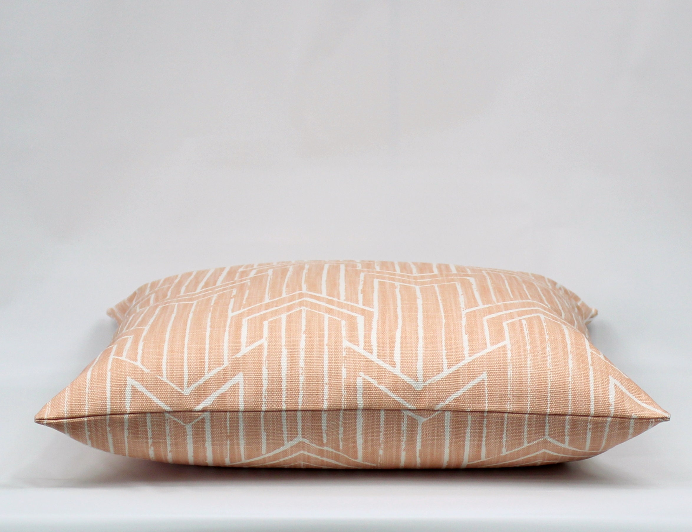 Coral Throw Pillow Cover Peach Throw Pillow Cover Coral Etsy