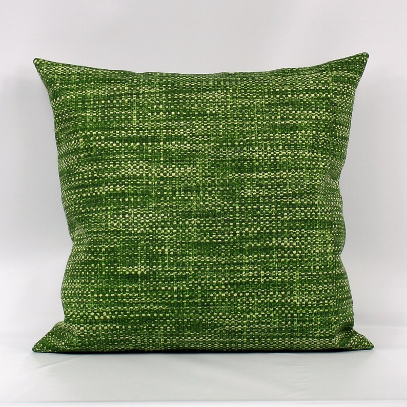 Green Outdoor Pillow Cover Green Pillow Cover Green Throw Etsy