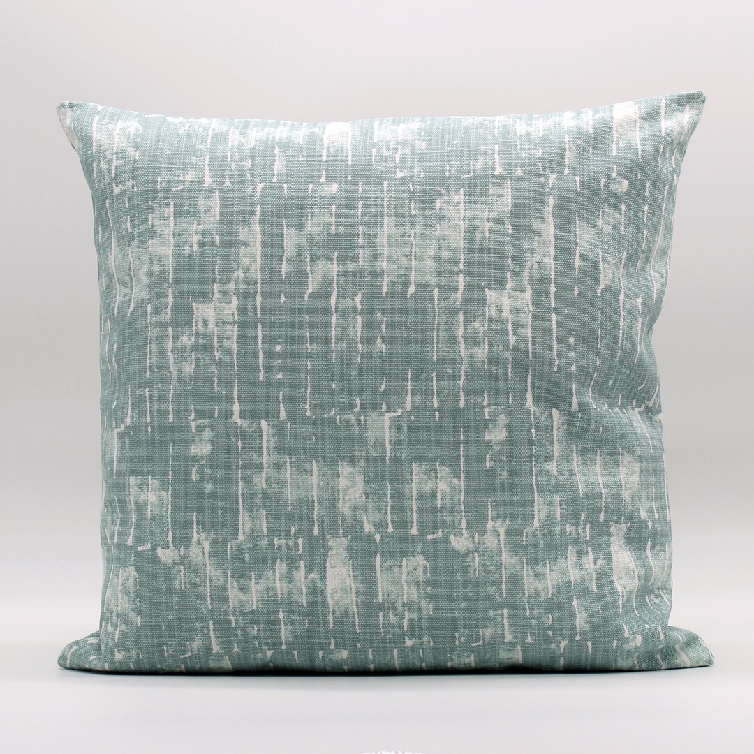 Aqua Pillow Cover, Spa Green Pillow Cover, Seafoam Pillows, Soft Aqua