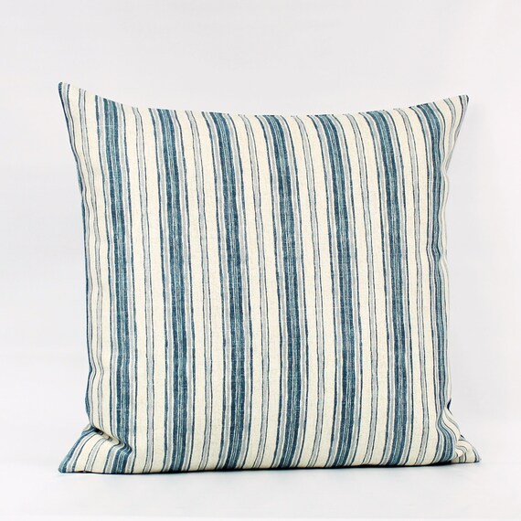 Navy blue striped pillows new arrivals