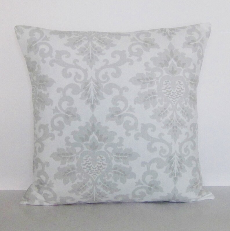Gray Pillow Cover Gray White Pillows Gray Throw Pillow Gray Etsy