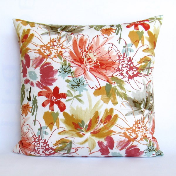 Orange Throw Pillow Etsy