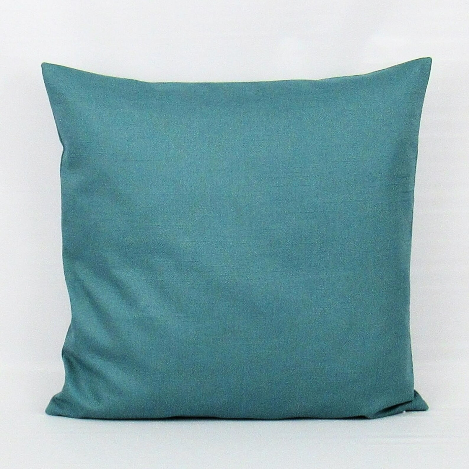 Aqua Pillow Cover Aqua Throw Pillow Aqua Pillow Teal Etsy