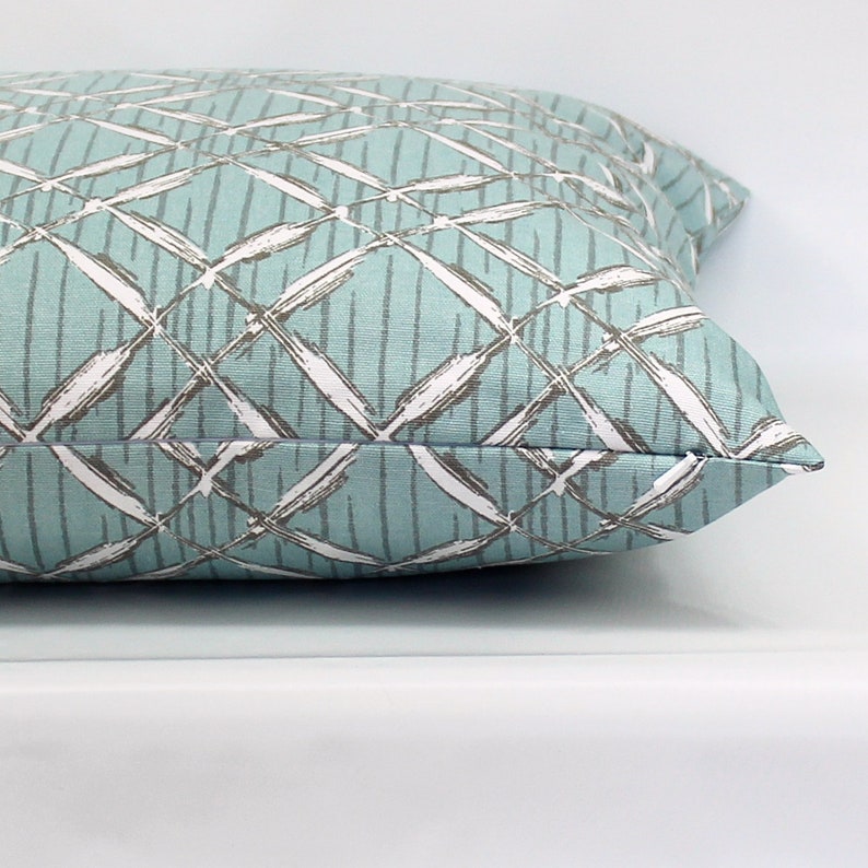 Aqua couch pillows Clearance