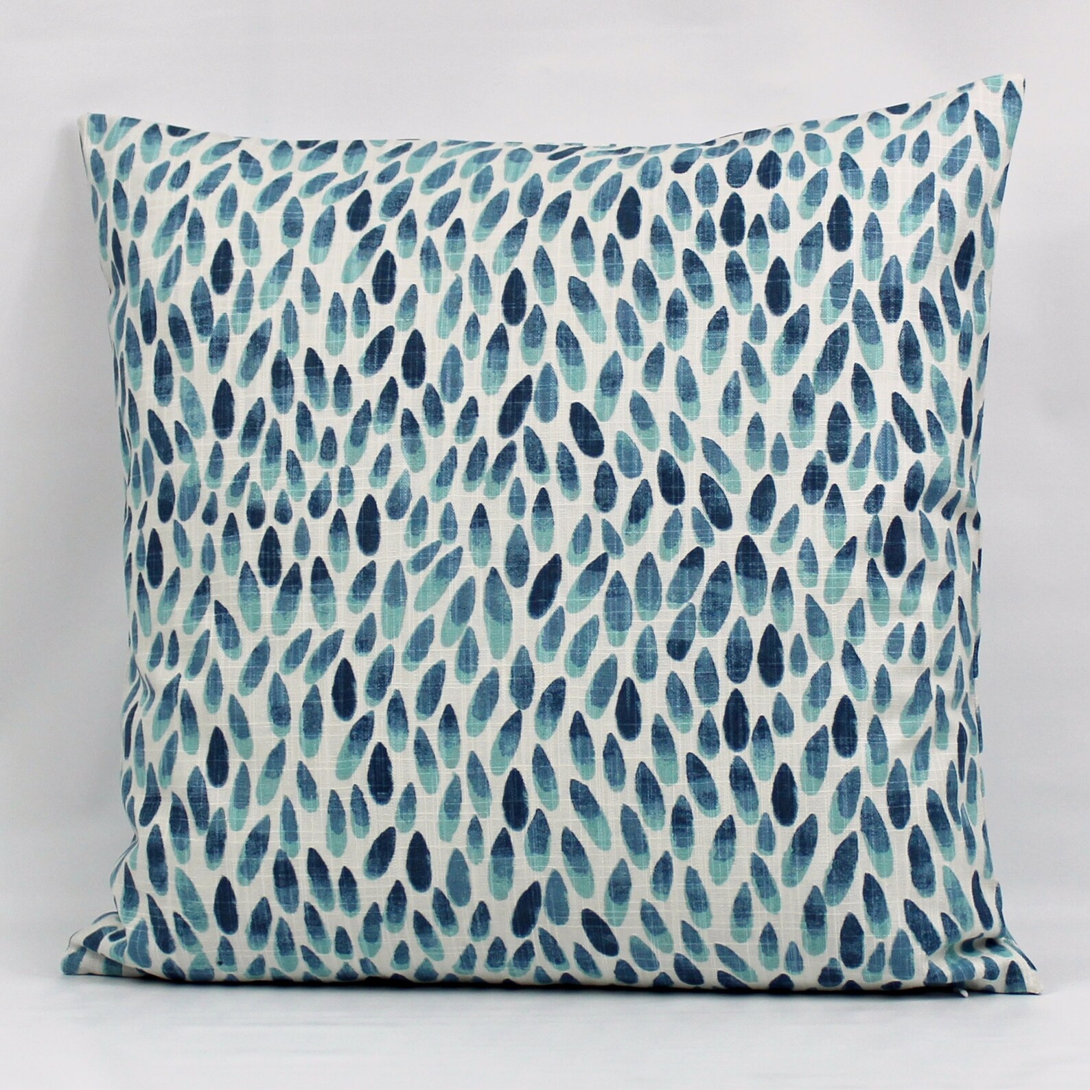 Navy Aqua Throw Pillow Cover Navy Pillow Cover Aqua Pillow Etsy UK